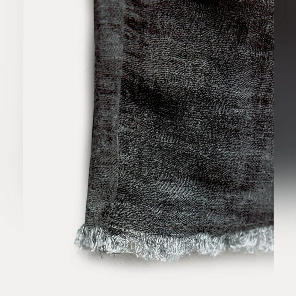 ZARA ZW COLLECTION LINEN BLEND JOGGER PANTS